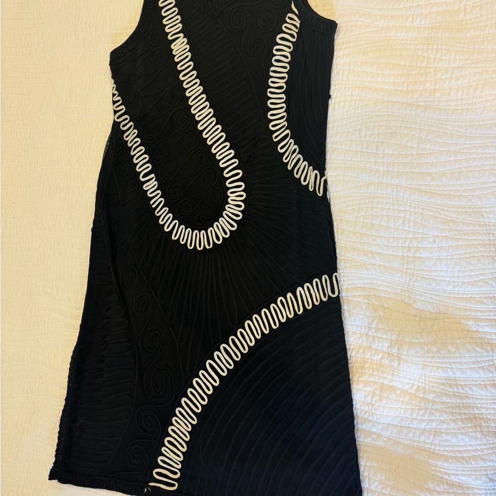 Black and white dress